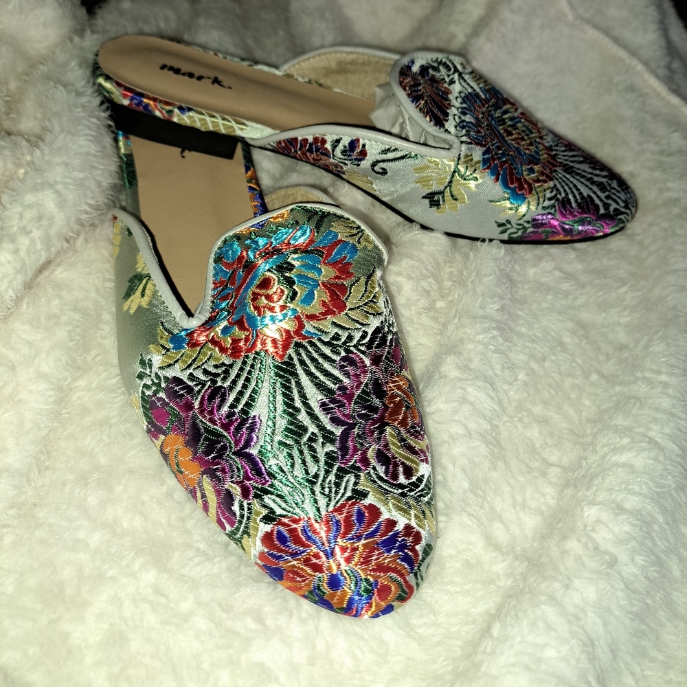 Slip On Embroidered
